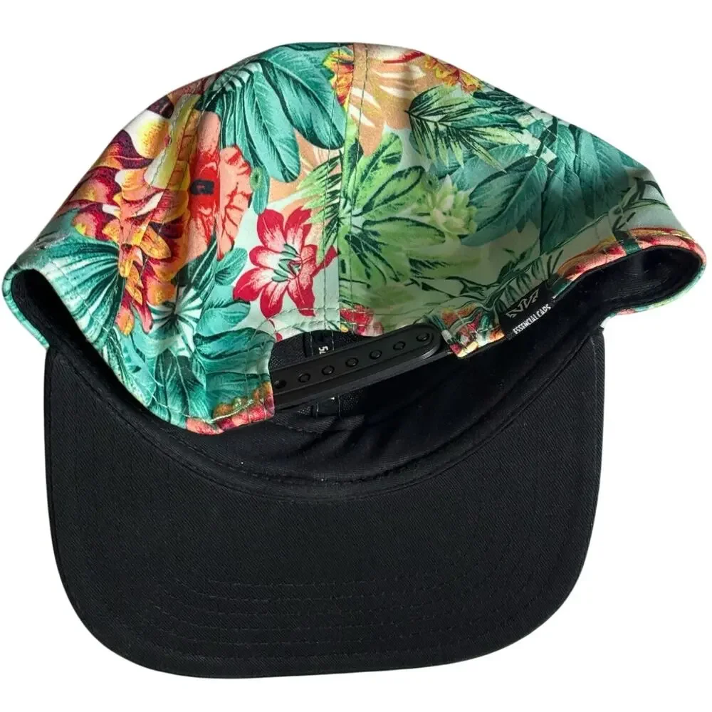 Turquoise Floral Men's Hat